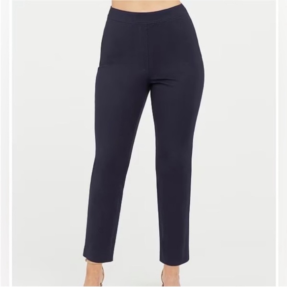 SPANX Straight Leg Pants in Navy